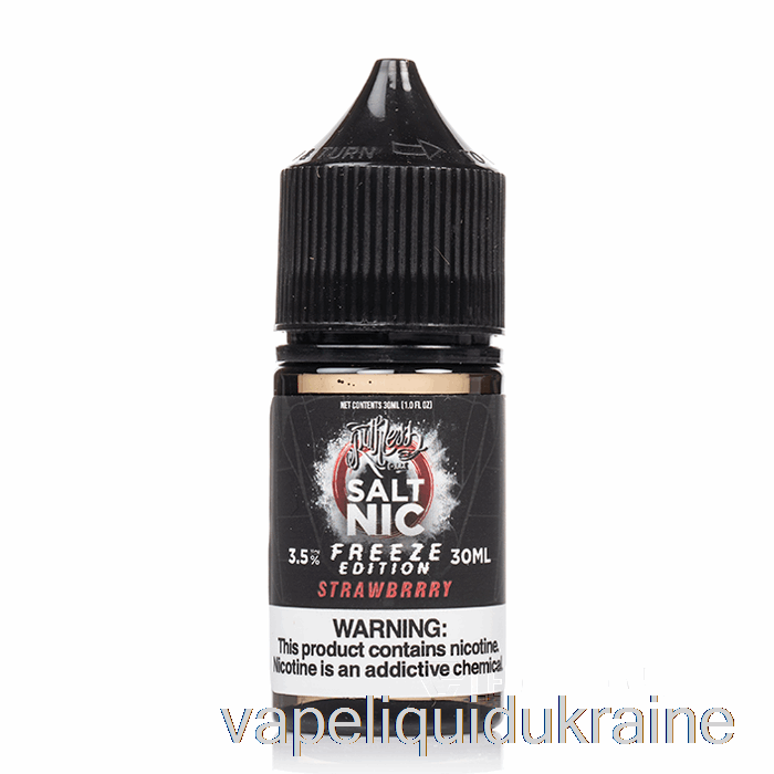 Vape Liquid Ukraine Freeze - Strawberrry Salts - Ruthless - 30mL 50mg